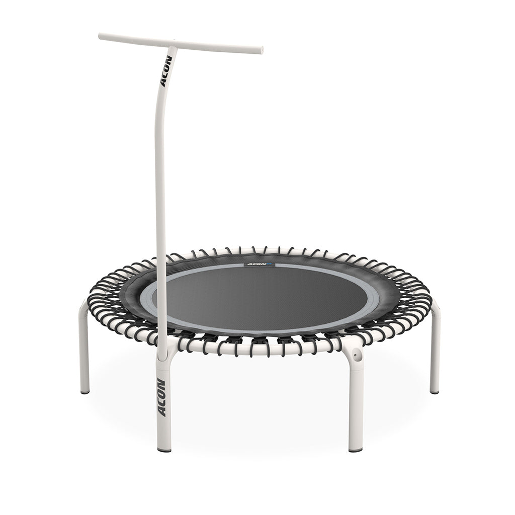 Weiße Haltestange für ACON Fit Rebounder Fitness-Trampolin – Rebounder, Ansicht 4