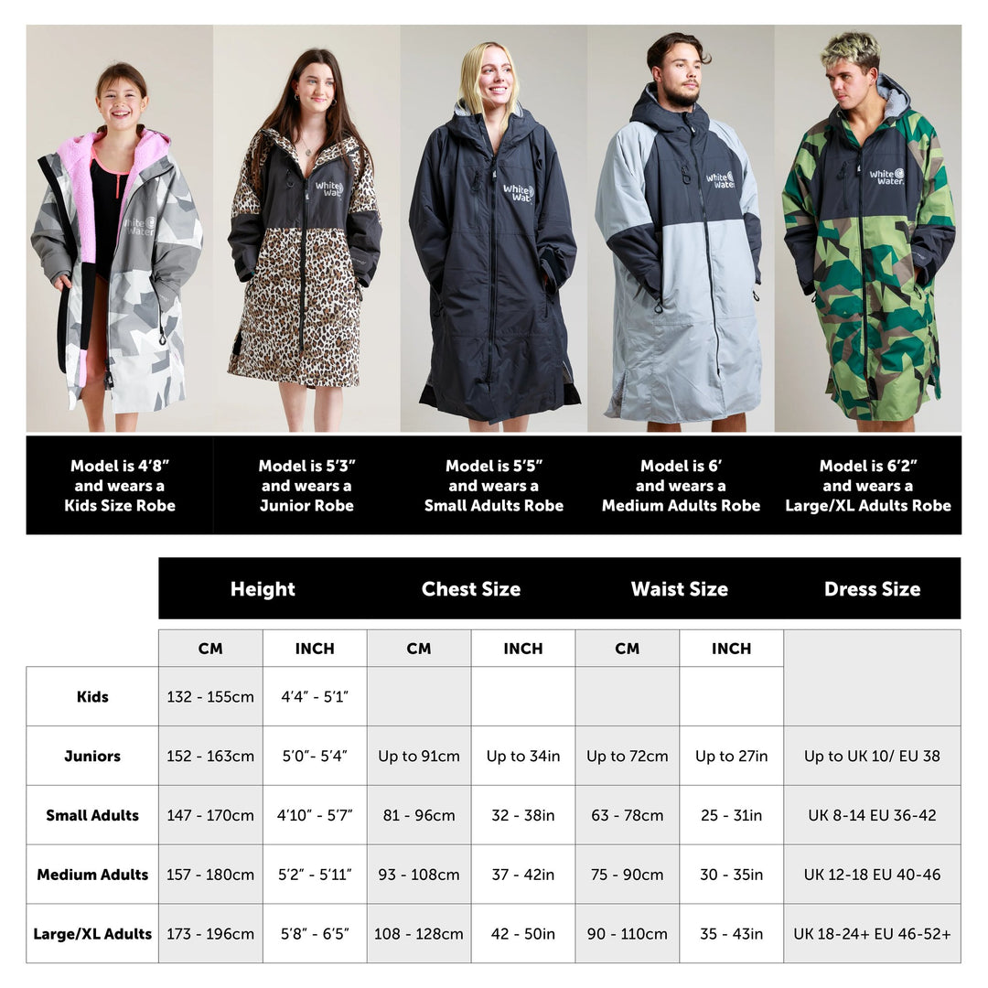 White Water Adults Hard Shell Robe - Camo – Jacken, Ansicht 7
