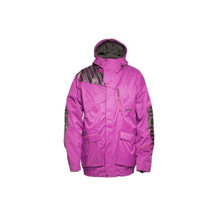 Zimtstern Snow Jacket Grizzly Twill Solid purple – Snowboard Jacken, Ansicht 1