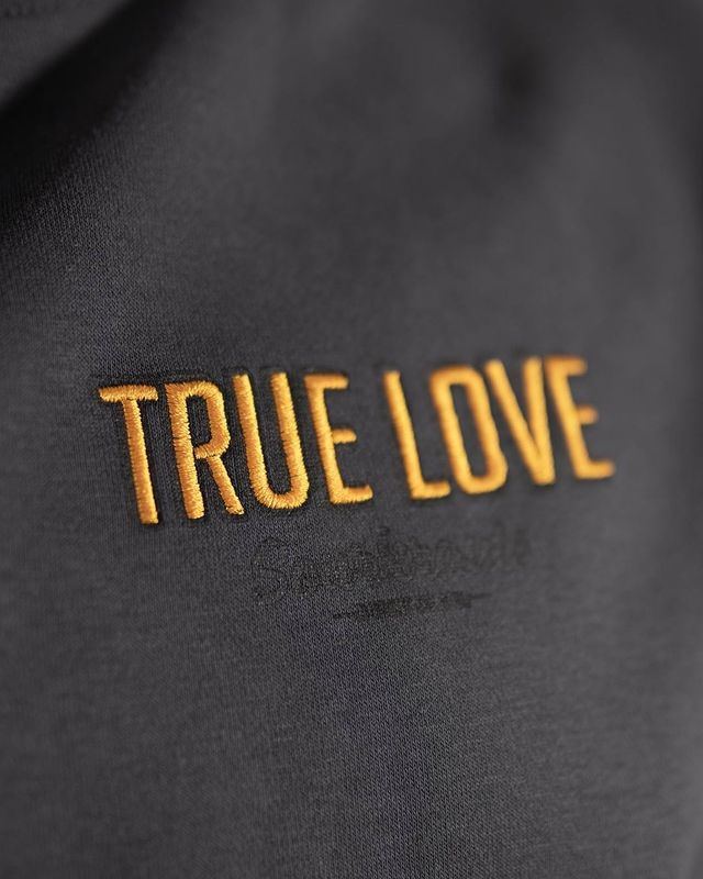 Sourkrauts Zip Hoody True Love Dunkelgrau