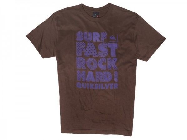 Quiksilver T-shirt Surf Fast brown