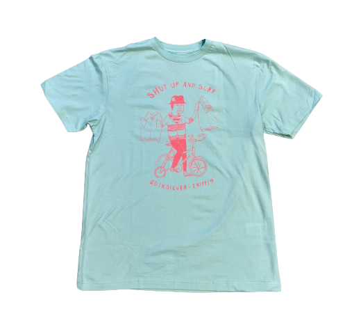 Quiksilver T-shirt Mad Waxer turquoise