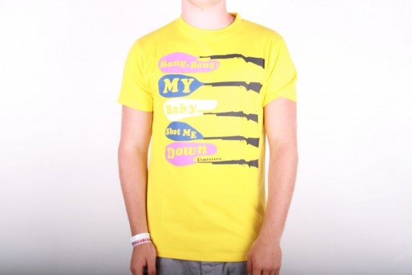 Zimtstern T-shirt Bang Bang Yellow