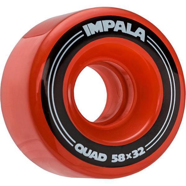 Impala Quad Wheels Red 58mm