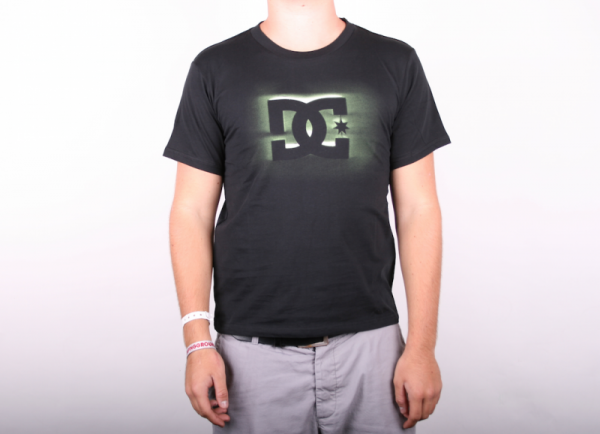 DC T-Shirt Logo Black/Green Youth